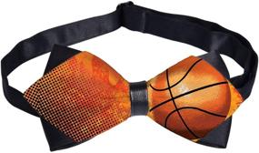 img 4 attached to Basketball Diamond Pointed Pre Tied Groomsmen Men's Accessories