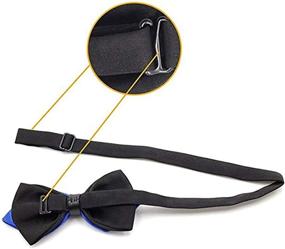 img 1 attached to Basketball Diamond Pointed Pre Tied Groomsmen Men's Accessories