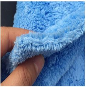 img 3 attached to 🚗 Kingsheep 6Pack Car Microfiber Towel: Thick Buffing Microfiber Cleaning Cloth for Auto | 16"x16" Plush Polishing and Drying Towels | 450gsm Detailing Cloths