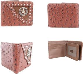 img 1 attached to 🤠 Authentic Western Cowboy Praying Leather Wallet: Stylish and Functional!