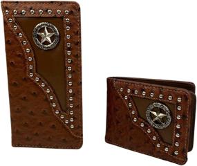 img 3 attached to 🤠 Authentic Western Cowboy Praying Leather Wallet: Stylish and Functional!