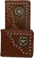 🤠 authentic western cowboy praying leather wallet: stylish and functional! logo