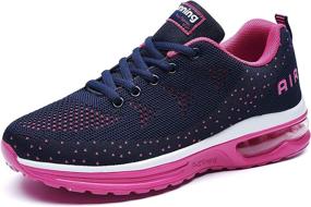 img 4 attached to 👟 JARLIF Women's Lightweight Athletic Running Shoes: Breathable Sport Air Fitness Gym Jogging Sneakers (Size 5.5-11) - Boost Your Performance!