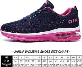 img 2 attached to 👟 JARLIF Women's Lightweight Athletic Running Shoes: Breathable Sport Air Fitness Gym Jogging Sneakers (Size 5.5-11) - Boost Your Performance!