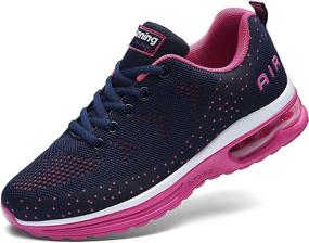 img 1 attached to 👟 JARLIF Women's Lightweight Athletic Running Shoes: Breathable Sport Air Fitness Gym Jogging Sneakers (Size 5.5-11) - Boost Your Performance!