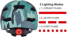 img 2 attached to Adjustable Kids Youth Bike Helmet for Boys and Girls, CPSC Certified Multi-Sport Helmet for Children to Teens, Ideal for Bicycles and Scooters, 50-57 cm Size