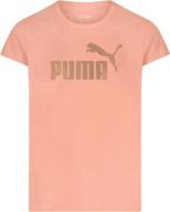 👧 стильная футболка puma girls' no. 1 logo: модная и комфортная детская мода логотип