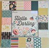 hello darling 12x12 scrapbooking sheets logo