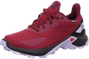 img 4 attached to 👟 Salomon Alphacross Blast CSWP J Trail Running Shoes – Top Choice for Unisex-Child Athletes