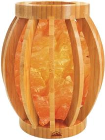 img 3 attached to Himalayan Glow 1348 Bamboo Basket Crystal Pink Chunks: ETL Certified Nightlight & Salt Lamp Bulb with Dimmer Switch - Ideal Gift and Home Decor (5-7 LBS)