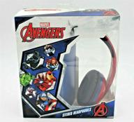 🎧 optimized for seo: marvel avengers stereo headphones with adjustable & foldable headband, 3.5mm jack, wired connection, tangle-free design, comfortable ear cushions logo