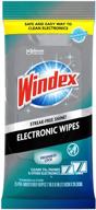 🧼 windex electronics screen wipes - ideal for computers, phones, televisions and more! 25 count logo