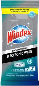 img 4 attached to 🧼 Windex Electronics Screen Wipes - Ideal for Computers, Phones, Televisions and More! 25 count