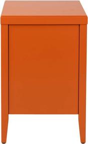 img 1 attached to Stylish Orange Jean Table – Compact Size of 19x15x23 – East at Main