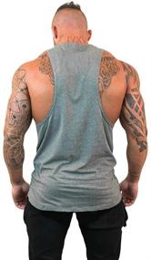 img 1 attached to QVESELU Mens Fashion Sport Comfortable Leisure Sleeveless Muscle Shirt Tanks Green Men's Clothing