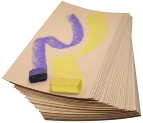 img 4 attached to 📝 UART M-148933 9x12 No.600 Grade Sanded Pastel Paper, Pack of 10