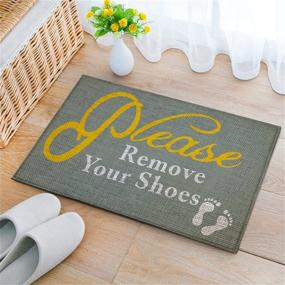 img 2 attached to 🚪 Eanpet Funny Doormat: 2x3 FT Outdoor/Indoor Rubber Rug for Shoes Removing & Home Decor