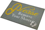 🚪 eanpet funny doormat: 2x3 ft outdoor/indoor rubber rug for shoes removing & home decor logo
