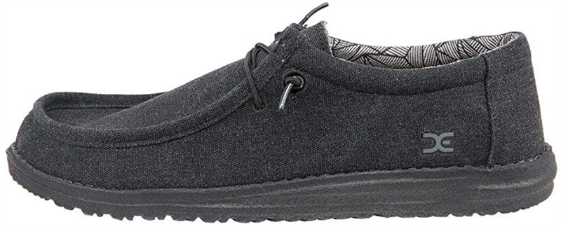 hey dude wally linen loafer logo
