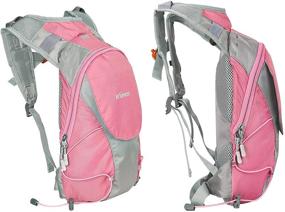 img 3 attached to 🎒 KUYOU Kids Hydration Pack: Lightweight Water Backpack with 1.5L Bladder for Festivals, Hiking, Biking, Climbing, Running