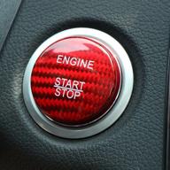 carbon keyless ignition stickers mercedes interior accessories logo