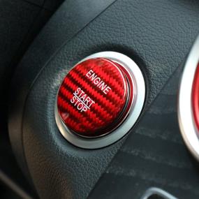 img 1 attached to Carbon Keyless Ignition Stickers Mercedes Interior Accessories