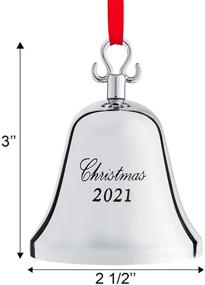img 3 attached to Klikel Christmas Bell Ornament 2021 Seasonal Decor