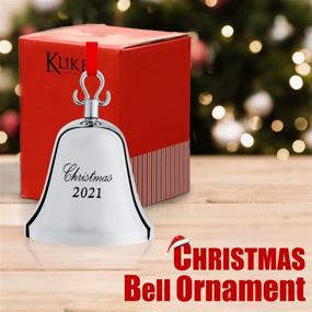 img 2 attached to Klikel Christmas Bell Ornament 2021 Seasonal Decor