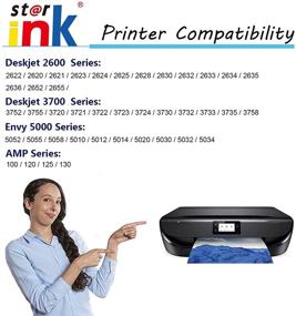 img 3 attached to 💯 High-Quality Remanufactured Ink Cartridge - HP 65XL 65 XL for Envy 5055 5052 5000 5014 5010 5012 DeskJet 3755 3752 3700 2600 2622 2652 2655 3720 3722 AMP 100 120 125 Printer (Black, 2 Packs)