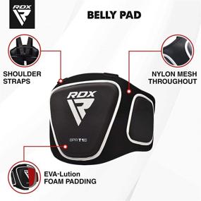 img 2 attached to 🥊 Ultimate Protection: RDX Boxing Belly Pad Rib Shield Chest Guard MMA Body Protector Martial Arts Armour Taekwondo Training