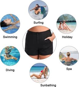 img 1 attached to FULLFITALL Women's Clothing: 👙 Tankini Swimsuit Bottoms for Women