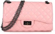 stylish quilted leather crossbody shoulder handbags and wallets for women's satchels logo