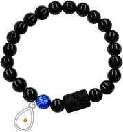 ✨ uloveido 12 zodiac constellation bracelets with lucky mustard seed blessings - beaded healing bangles, perfect couples' birthday gifts - y963 logo