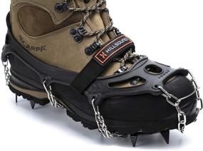 img 3 attached to 🥾 Hillsound Trail Crampon - Ice Traction Device/Crampons with 11 Carbon Steel Spikes & 2 Year Warranty: Superb Grip for Outdoor Adventures