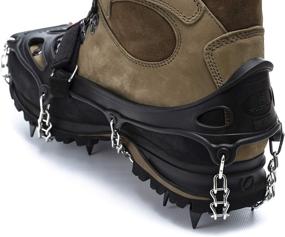 img 2 attached to 🥾 Hillsound Trail Crampon - Ice Traction Device/Crampons with 11 Carbon Steel Spikes & 2 Year Warranty: Superb Grip for Outdoor Adventures