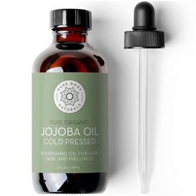 img 4 attached to Pure Body Naturals Jojoba Oil - 4 fl oz, 100% Pure & Organic, Cold Pressed - Premium Carrier Oil for Skin, Hair, and Nails - All-Natural Anti-Inflammatory