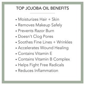 img 3 attached to Pure Body Naturals Jojoba Oil - 4 fl oz, 100% Pure & Organic, Cold Pressed - Premium Carrier Oil for Skin, Hair, and Nails - All-Natural Anti-Inflammatory