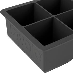 img 1 attached to 🧊 Tovolo 81-21778 King Cube Ice Trays: Charcoal 2-Pack for Large Ice Cubes