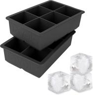 🧊 tovolo 81-21778 king cube ice trays: charcoal 2-pack for large ice cubes логотип