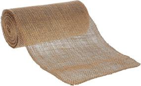 img 1 attached to Burlap by Kel Toy: Natural 14 Inch 10 Yard Rolls; Your Next Crafting Essential!