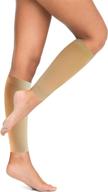 enhance performance with dominion active plus sized compression calf sleeves for wide calf логотип