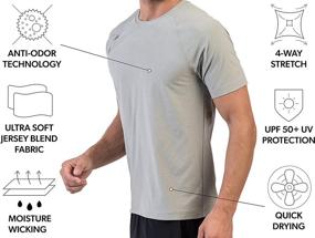 img 3 attached to 👕 Rhone Heather Moisture-Wicking Men's Active Workout Clothing