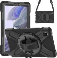 📱 sibeitu samsung galaxy tab a7 lite case 8.7 inch with screen protector and stand strap - durable, rugged, and protective tablet cover for business, car, office, and travel (black) logo