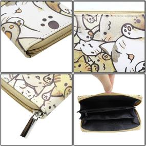 img 1 attached to Suillty Unicorn Leather Around Wallet Women's Handbags & Wallets for Wallets