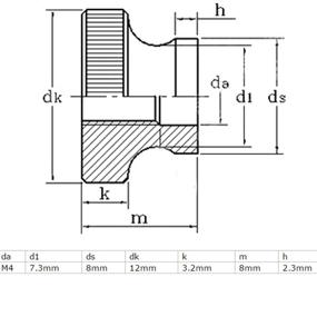 img 1 attached to A16050300Ux0481 M4X12Mm Stainless Leveling Fasteners