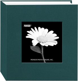 img 3 attached to Pioneer 100 Pocket Fabric Frame Cover Photo Album: Stylish Majestic Teal Collection!