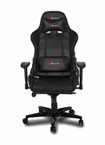 img 3 attached to 🎮 Arozzi Verona XL Plus Ergonomic Computer Gaming/Office Chair: Premium Black Chair with High Backrest, Recliner, Swivel, Tilt, Rocker, Adjustable Height, Lumbar, and Neck Support