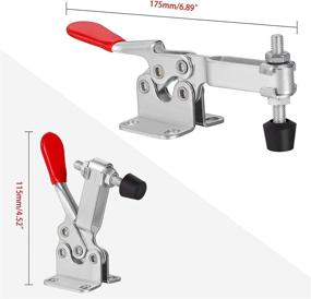 img 2 attached to 🛠️ Accessbuy 500Lbs Toggle Quick Release: Reliable Industrial Power & Hand Tools for Horizontal Applications