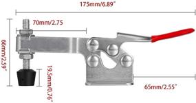 img 3 attached to 🛠️ Accessbuy 500Lbs Toggle Quick Release: Reliable Industrial Power & Hand Tools for Horizontal Applications