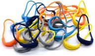 🎒 versatile 25pcs zipper pulls cord replacement - ideal for backpacks, jackets, traveling cases, luggage, purses, handbags, kids - 5 color mix included logo